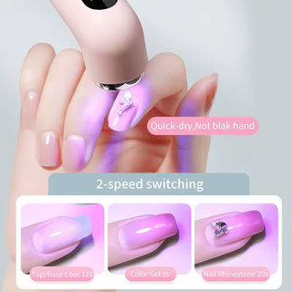 Máy khoan móng tay điện ANNIES có đèn UV, Giường đánh bóng móng tay có đèn LED, Máy đánh bóng keo móng tay, Máy khoan móng tay điện