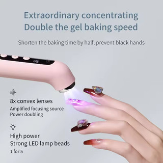Máy khoan móng tay điện ANNIES có đèn UV, Giường đánh bóng móng tay có đèn LED, Máy đánh bóng keo móng tay, Máy khoan móng tay điện
