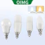 Bóng đèn LED OIMG E14 vít nhỏ miệng nhọn đầu / đầu đuôi / tròn / ánh sáng ấm hình trụ / ánh sáng trắng 3W / 5W / 7W / 9W 220V thích hợp cho đèn pha lê đèn chùm chiếu sáng tại nhà