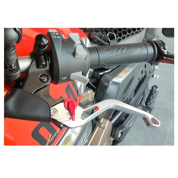 Thích hợp cho HONDA FORZA350 NSS350 2021-2025 Kết cấu 3D được sửa đổi với tay cầm phanh đỗ xe Đòn bẩy phanh