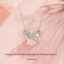 Vòng cổ nơ FanciMe Trang sức bạc Quà tặng sinh nhật độc đáo sang trọng cho bạn gái [Dòng nơ thanh lịch]