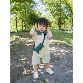 Khủng long sơ sinh Bé trai Cotton hoạt hình dễ thương vừa vặn mềm mại và áo liền quần (0-24 tháng)