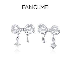 Bông tai hình bướm FanciMe Bông tai nơ nữ [Dòng nơ thanh lịch]
