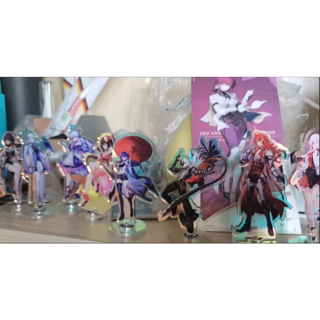 Honkai: Star Rail Xoay Acrylic Standee Blind Box Set - 15 Thiết Kế Độc Đáo Trò Chơi Anime Để Bàn Nhân Vật Bộ Sưu Tập