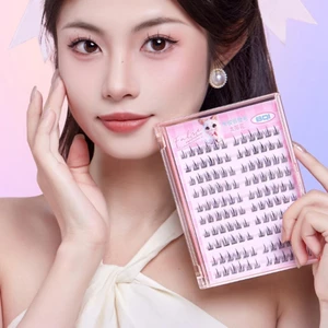 BQI 100-120 Cụm Lông Mi Giả Tự Dính Mới Nâng Cấp Lông Mi Mềm Hơn 10-12mm Bộ Lông Mi Tự Nhiên