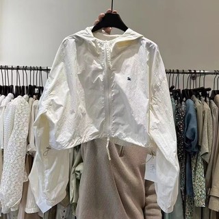 Áo khoác nylon mỏng có mũ trùm đầu thời trang Hàn Quốc dành cho nữ