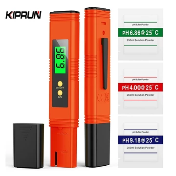 Bút đo KIPRUN PH, Máy kiểm tra PH kỹ thuật số Bút kiểm tra bộ lọc PPM có độ tinh khiết nước, Máy kiểm tra độ chính xác 0,1 Nước tiểu bể cá Hiệu chuẩn tự động, Máy PH cho nước, Nuôi trồng thủy sản, La