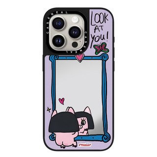 Ốp điện thoại gương ma thuật hình chuột CASENEAL Thích hợp cho iPhone 17ProMax 17pro 17 air 16promax 16 15promax 15 14promax 13 13promax Ốp lưng cứng chống rơi thời trang