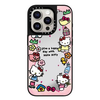 CASENEAL Ốp Điện Thoại Gương Chất Lượng Cao Kitty Dễ Thương Thích Hợp Cho iPhone 17ProMax 17pro 17 air 16promax 16 15promax 15 14promax 13 13promax Ốp Lưng Cứng Chống Rơi Thời Trang