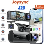 Joysync 3 Kênh Dash Cam, Camera trước 2.5K / 720P Bên trong / 480P Phía sau ô tô có điều khiển ứng dụng WiFi cho ô tô, Camera hành trình có tầm nhìn ban đêm, Ghi vòng lặp, WDR, Cảm biến G, Màn hình đỗ xe 24H — ảnh 1