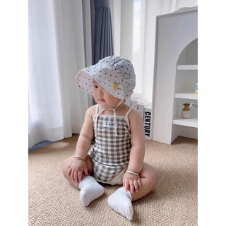 Bộ áo liền quần mùa hè cho bé sơ sinh Bộ áo liền quần Cotton mềm mại và thoải mái (0-24 tháng)
