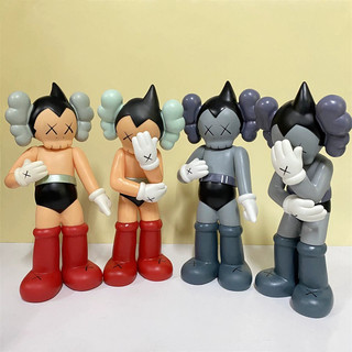 37cm mand kaws mighty atom astroboytetsuwan atom bộ sưu tập đồ chơi hình pvc