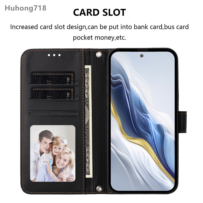 Ốp Lật Cho Iphone SE 2 3 4 2020 2022 2024 X XS XR 6 6S 7 8 Plus 11 12 Pro Max Ví Da Sang Trọng Khe Cắm Thẻ Vỏ Điện Thoại Bảo Vệ