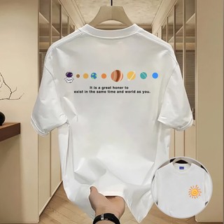 ✨Hàng có sẵn✨ WASSUP planet-Áo thun nam mới! 100% cotton, thời trang, Unisex