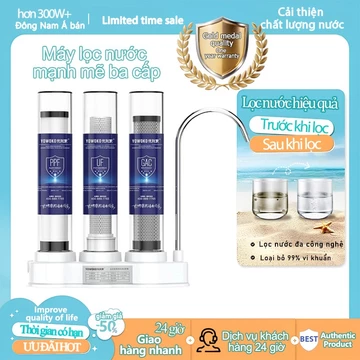 Máy lọc nước siêu lọc 3 lớp 🔥【Uống trực tiếp】Than hoạt tính | Màng siêu lọc | nước sâu