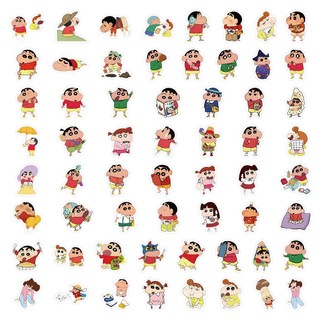 120 Chiếc Dễ Thương Crayon Shin-chan Hoạt Hình Dán Ngộ nghĩnh Anime Graffiti DIY Hành Lý Laptop Đồ Chơi Trẻ Em