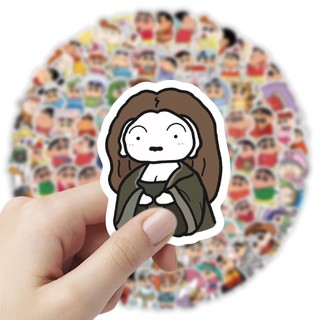 120 Chiếc Dễ Thương Crayon Shin-chan Hoạt Hình Dán Ngộ nghĩnh Anime Graffiti DIY Hành Lý Laptop Đồ Chơi Trẻ Em