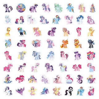 120 Chiếc Hoạt Hình My Little Pony Miếng Dán Graffiti Notebook Chống Thấm Nước Miếng Dán Đồ Chơi Trẻ Em Quà Tặng