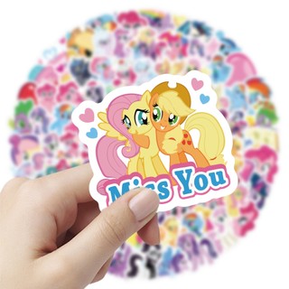120 Chiếc Hoạt Hình My Little Pony Miếng Dán Graffiti Notebook Chống Thấm Nước Miếng Dán Đồ Chơi Trẻ Em Quà Tặng