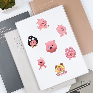 120 Chiếc Hoạt Hình Little Beaver Loopy Dán DIY Laptop Cốc Điện Thoại Miếng Dán Chống Thấm Nước Miếng Dán
