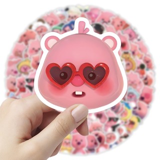 120 Chiếc Hoạt Hình Little Beaver Loopy Dán DIY Laptop Cốc Điện Thoại Miếng Dán Chống Thấm Nước Miếng Dán