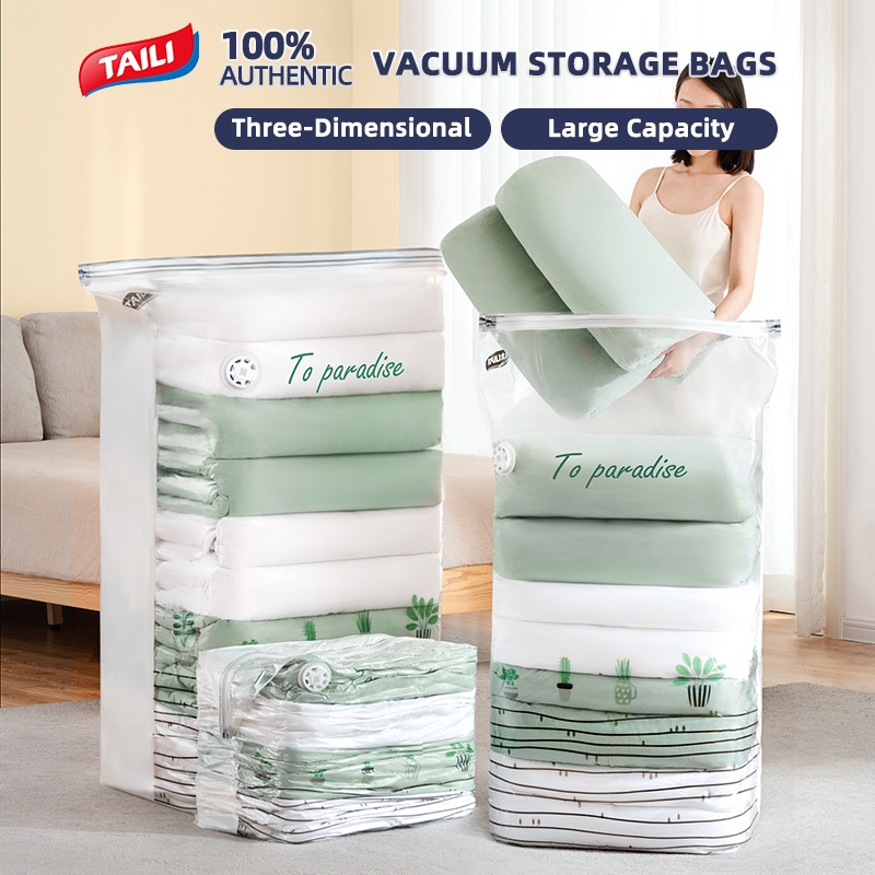 Túi đựng chân không TAILI Tiết kiệm không gian Túi nén chân không cực lớn cho chăn,, áo khoác, gối