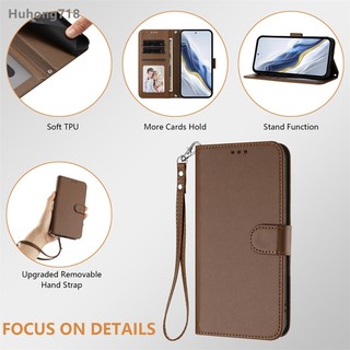 Ốp Lật Cho Samsung Galaxy J3 J330 J5 J530 J7 Pro J730 2017 J4 J6 Plus Prime 2018 X Cover 7 5G Ví Da Sang Trọng Khe Cắm Thẻ Vỏ Điện Thoại Bảo Vệ