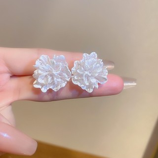 DREJEW Kim Bạc Hoa Pháp Tình Yêu Nhân Tạo Bông Tai Ngọc Trai Thanh Lịch Cao Cấp retro Bông Tai