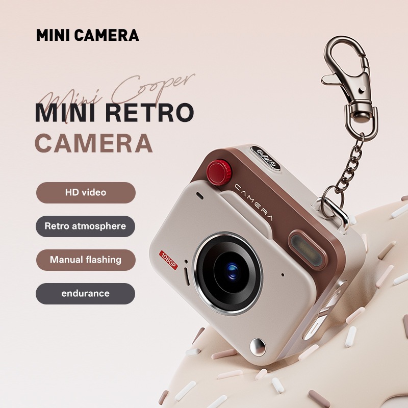 Camera kỹ thuật số nhỏ Mini QC Y6000 Retro, Camera trường học sinh, Ảnh ...