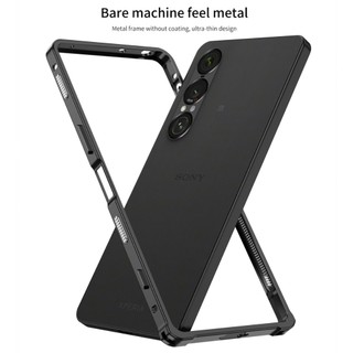 Ốp Khung Kim Loại Nhôm Sang Trọng Cho Sony Xperia 1 VII 7th 1 VI 5G XQ-FS54 Ốp Điện Thoại Bảo Vệ Chống Sốc Siêu Mỏng