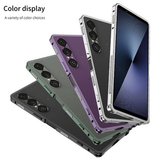 Ốp Khung Kim Loại Nhôm Sang Trọng Cho Sony Xperia 1 VII 7th 1 VI 5G XQ-FS54 Ốp Điện Thoại Bảo Vệ Chống Sốc Siêu Mỏng