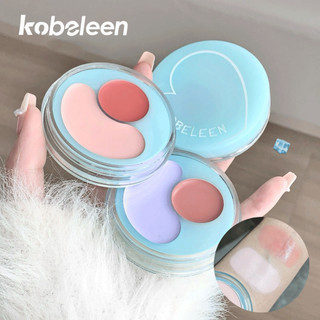 Bảng phấn má hồng hai màu Kobeleen 7.8g - Trang điểm khỏa thân tự nhiên Phong cách Hàn Quốc Độ bão hòa thấp Cheek bóng C521
