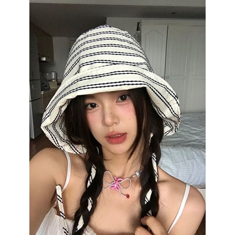 Mũ xô vành lớn kiểu Pháp mùa hè