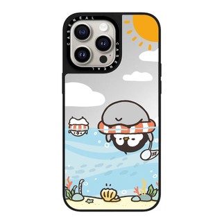 CASENEAL chim cánh cụt Gương chất lượng cao Vỏ điện thoại Thích hợp cho iPhone 17ProMax 17pro 17 air 16promax 16 15promax 15 14promax 13 13promax Ốp lưng cứng chống rơi thời trang