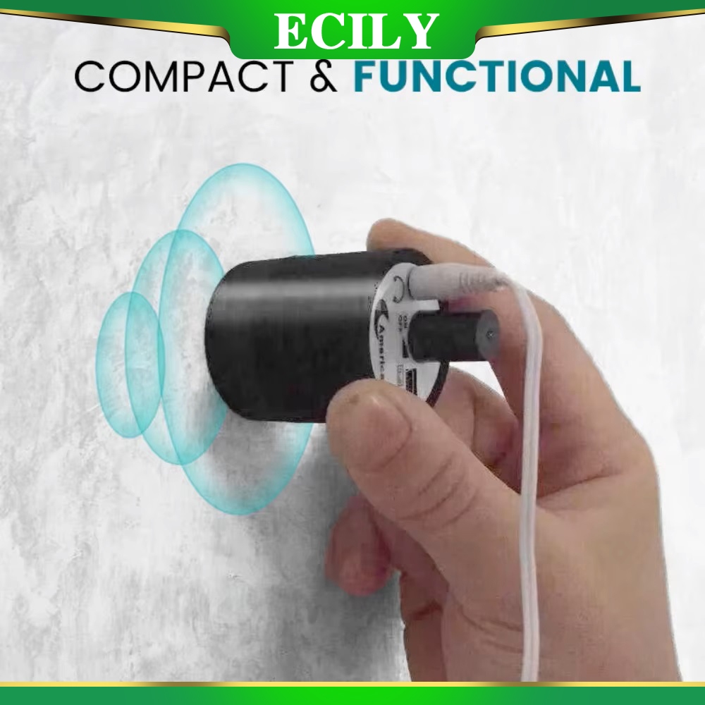 Máy dò rò rỉ nước ECILY Máy dò âm thanh đa chức năng cho rò rỉ nước ống Thích hợp để phát hiện rò rỉ các ống xây dựng khác nhau