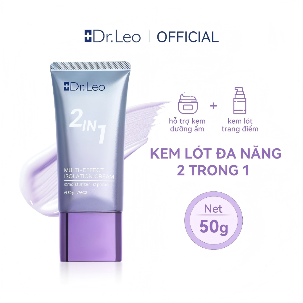 Kem Lót Dr.Leo Trang Điểm Mặt 2 Trong 1 Làm Sáng Tông Màu Da 50g