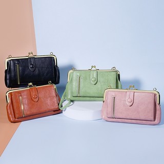 2025 Phong Cách Mới Nữ Túi Điện Thoại Di Động Messenger Túi Nhỏ Bé Gái Retro Thời Trang Phiên Bản Hàn Quốc Túi Đeo Vai Nhiều Thẻ Ví
