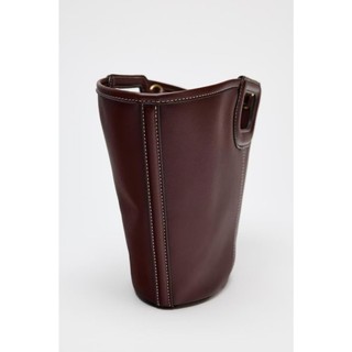 Zara2025 Túi xách nữ mới Túi Tote nữ thời trang Xô màu đỏ