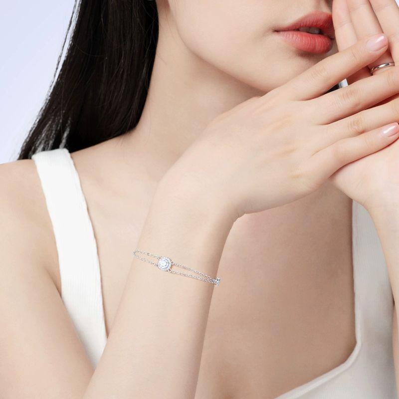 Vòng tay hai lớp dành cho nữ FanciMe - Quà tặng năm mới tinh tế sang trọng tối giản [Star Dot Series]