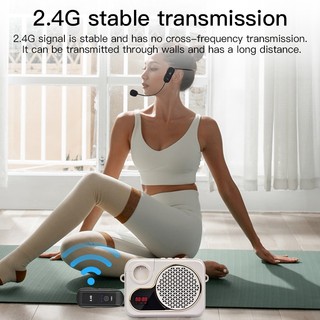 Micro không dây UHF cầm tay 2 trong 1 Bộ khuếch đại âm lượng Mic 1 đến 1 / 2 chuyên nghiệp cho cuộc họp giảng dạy bài phát biểu