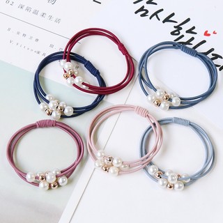 🌺xinyia🌺Dây Cột Tóc Nhiều Lớp Đính hạt Đơn Giản Phong Cách Mori Hàn Quốc Cho Nữ