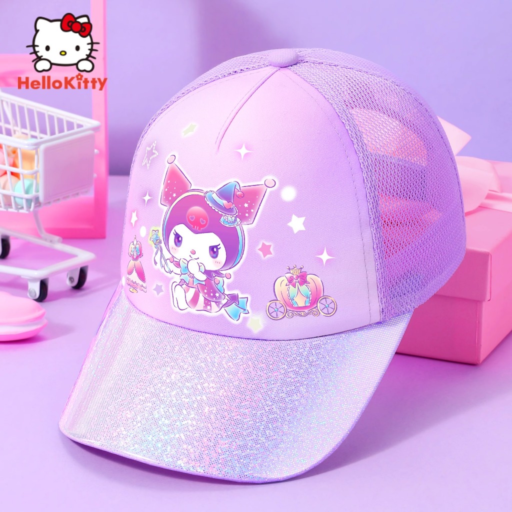 Sanrio Mũ trẻ em Mũ bóng chày nữ phong cách phương Tây Mũ chống nắng nữ bảo hiểm mũ lưỡi trai mùa hè 2025 Mới