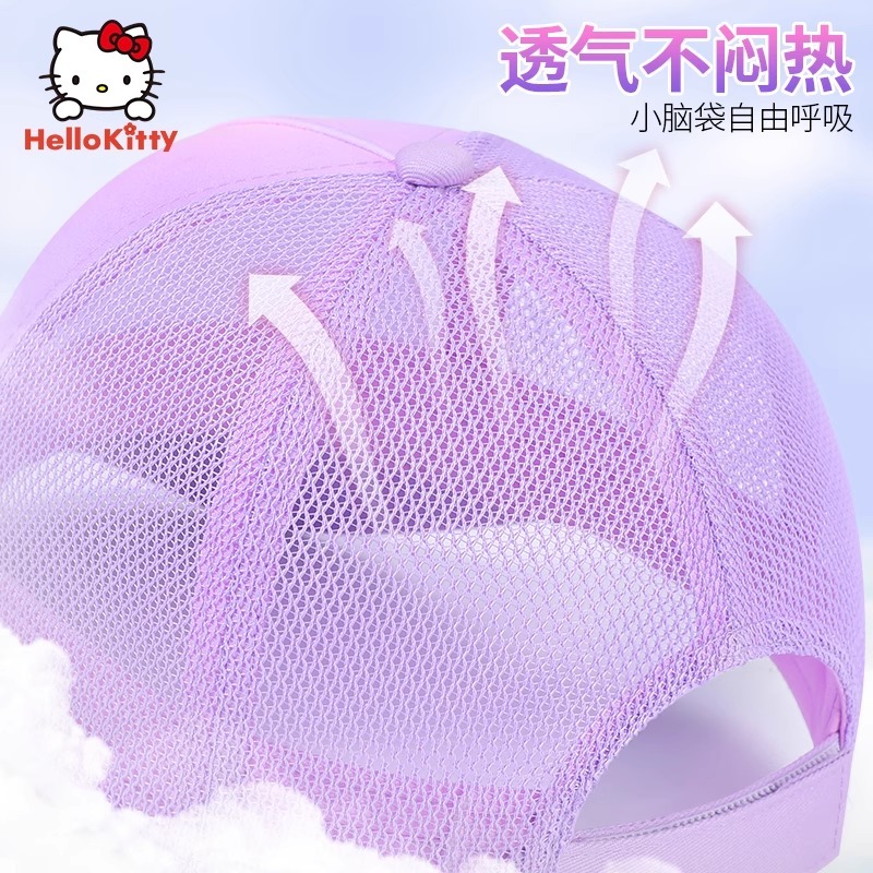 Sanrio Mũ trẻ em Mũ bóng chày nữ phong cách phương Tây Mũ chống nắng nữ bảo hiểm mũ lưỡi trai mùa hè 2025 Mới