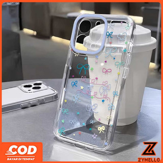Ốp Lưng Cho OPPO Reno 15F Reno 14F Reno 14 Pro Reno 13F Reno12 F Reno 11F Reno 10 Reno 8Z Reno 7Z Reno 8T Reno5 Reno4 Reno6z Vỏ Điện Thoại TPU Chống Sốc Ngôi Sao Nơ Nhiều Màu Sắc Đơn Giản