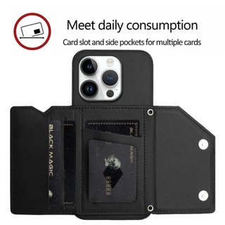 Ốp Điện Thoại Lật Da Pu Cho iPhone 16 15 14 13 12 11 Pro max 6 6s 7 8 plus se2022 XXS max XR Mini Ví Khe Cắm Thẻ Ốp Lưng Chống Sốc