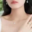 FanciMe Nữ Bướm Vòng Cổ Tối Giản Xương Cổ Dây Chuyền Trang Sức Đơn Giản Độc Đáo