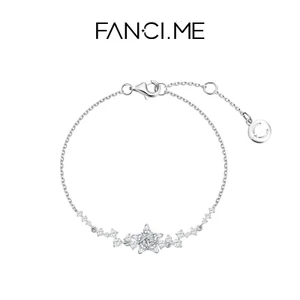 FanciMe Nữ Bạc Ngôi Sao May Mắn Vòng Tay Thiết Kế Ban Đầu Bạn Gái Quà Tặng Trang Sức