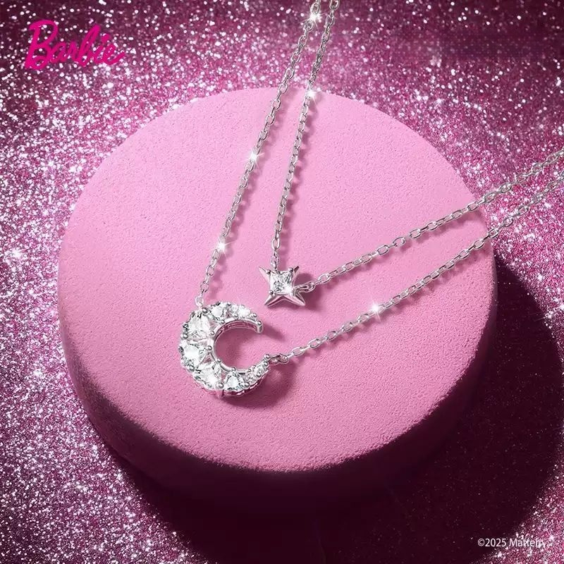 FANCIME Sterling Silver Star Moon Vòng cổ hai lớp Quà tặng cao cấp cho bạn gái sinh nhật