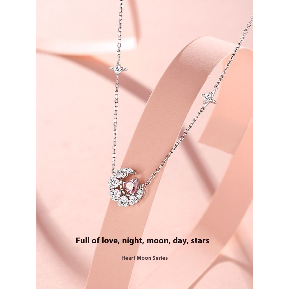 FanciMe Vòng Cổ Ngôi Sao Và Mặt Trăng Cùng Nhau Thiết Kế Ban Đầu Trang Sức Cao Cấp Quà Tặng Sinh Nhật Cho Người Phụ Nữ