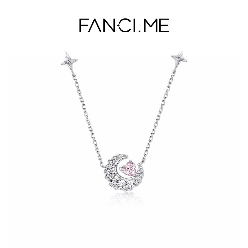 FanciMe Vòng Cổ Ngôi Sao Và Mặt Trăng Cùng Nhau Thiết Kế Ban Đầu Trang Sức Cao Cấp Quà Tặng Sinh Nhật Cho Người Phụ Nữ